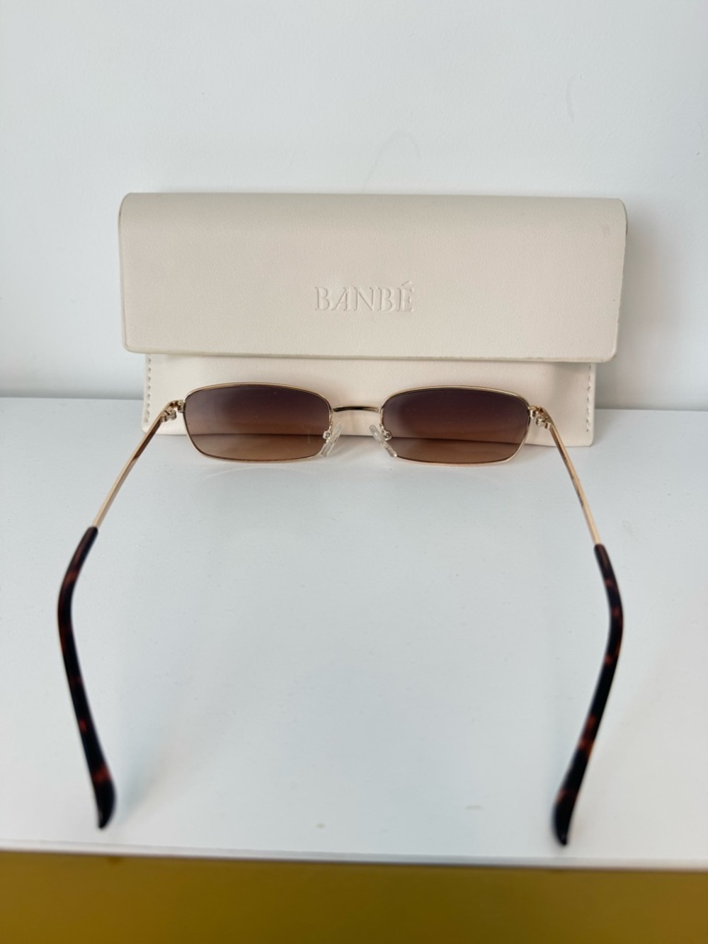 Banbé Beige Sunglasses with Brown Gradient Lenses - Picture 7 of 10